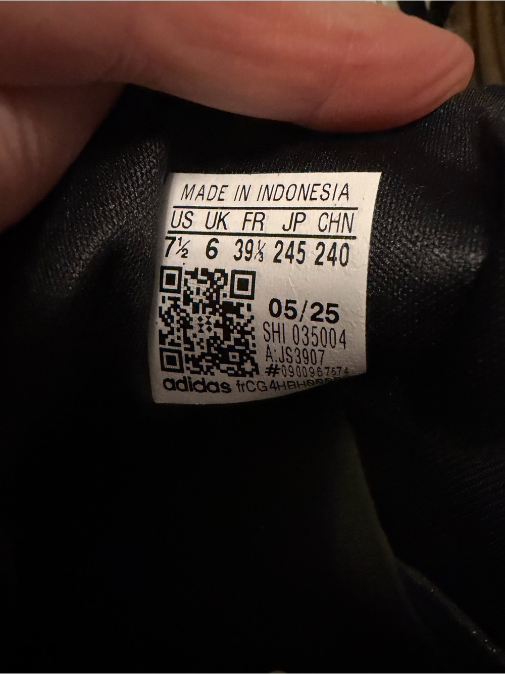 Classic Black & White Women's Sneakers by adidas - Picture 5 of 7